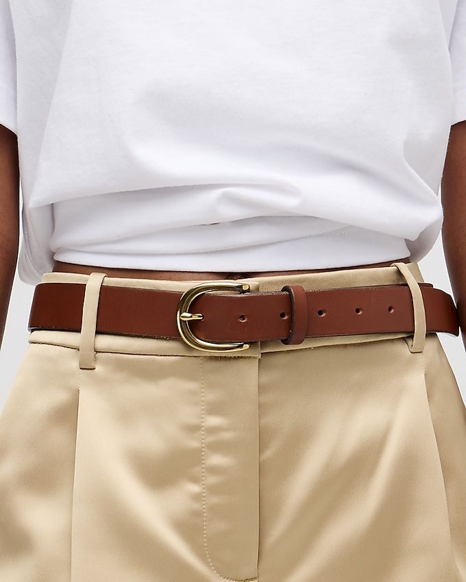 Classic Belt In Italian Leather
