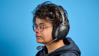 A HyperX Cloud Alpha 2 wireless gaming headset