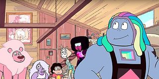 Uzo Aduba's character, Bismuth, in Steven Universe.