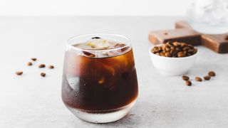 Fresh cold brew served over ice