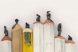 pencil sculptures