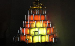 Cubic tree lights up The Neighbourhood