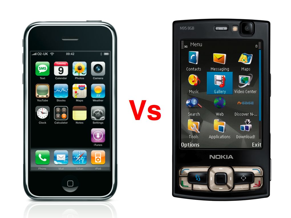 iPhone vs Nokia N95: browser wars.