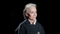 Kristin Scott Thomas on the Miu Miu runway