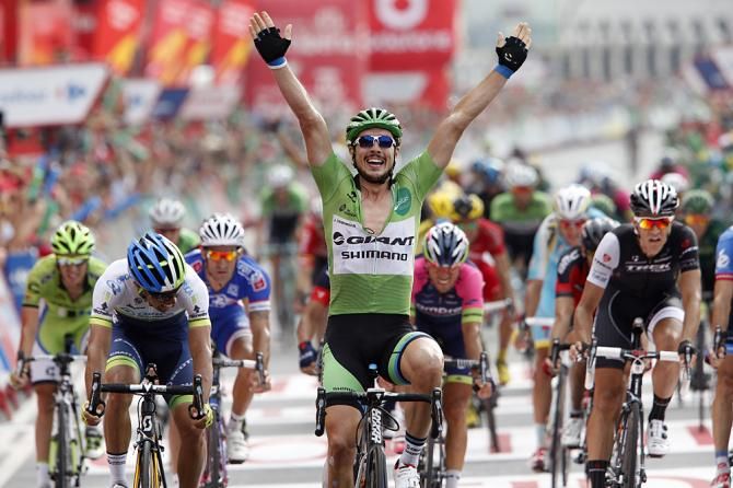 John Degenkolb (Giant Shimano) wins his fourth stage of the 2014 Vuelta a Espa&ntilde;a
