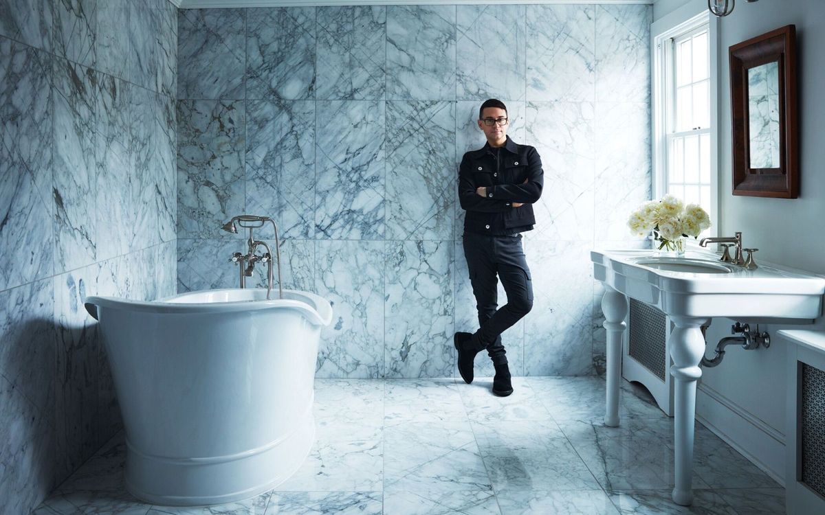 Christian Siriano has released a bathroom collection with DXV