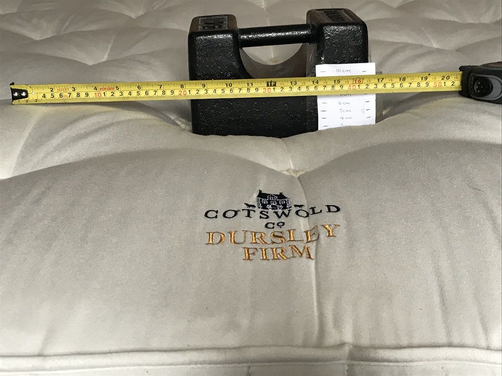 Cotswold Company Dursley Mattress weight test