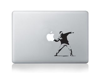 MacBook decals - Banksy