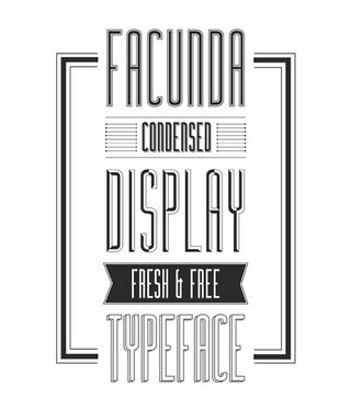 Free fonts: Facunda