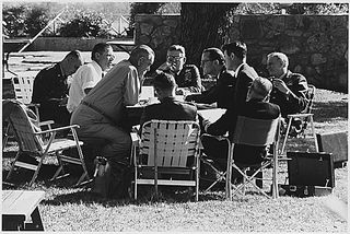Joint Chiefs of Staff meet at the Lyndon B. Johnson Ranch, 12/22/1964