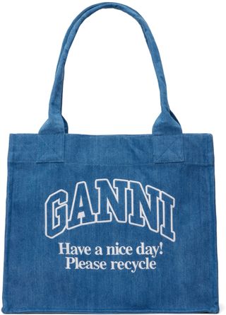 Blue Large Easy Shopper Tote