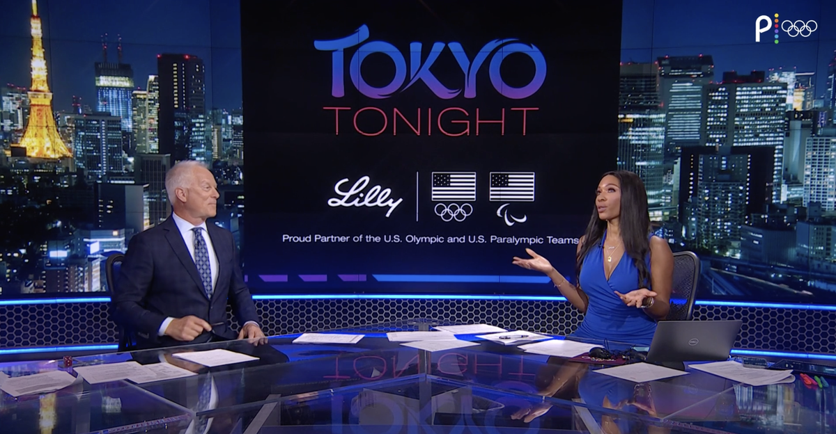 Peacock Tokyo Tonight: Kenny Mayne and Cari Champion