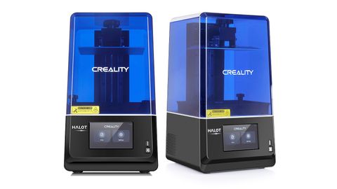 Creality Halot-One Plus 3D printer on a white background