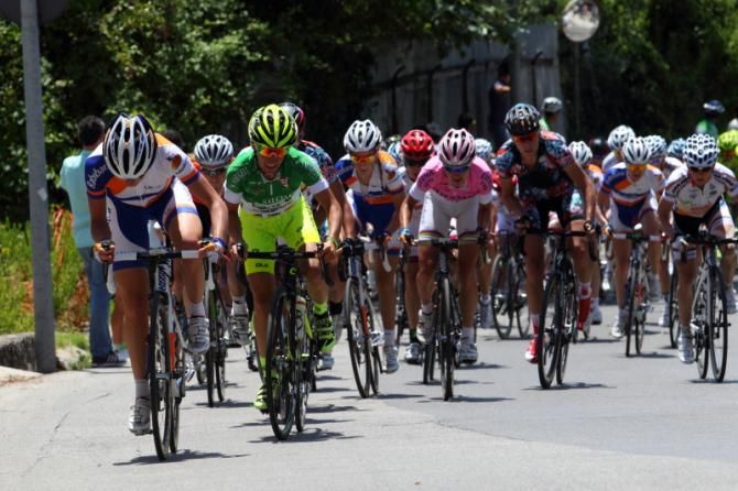 Valentina Scandolara (MCipollini Giambenini) stayed near the front to keep her hold on the mountains jersey