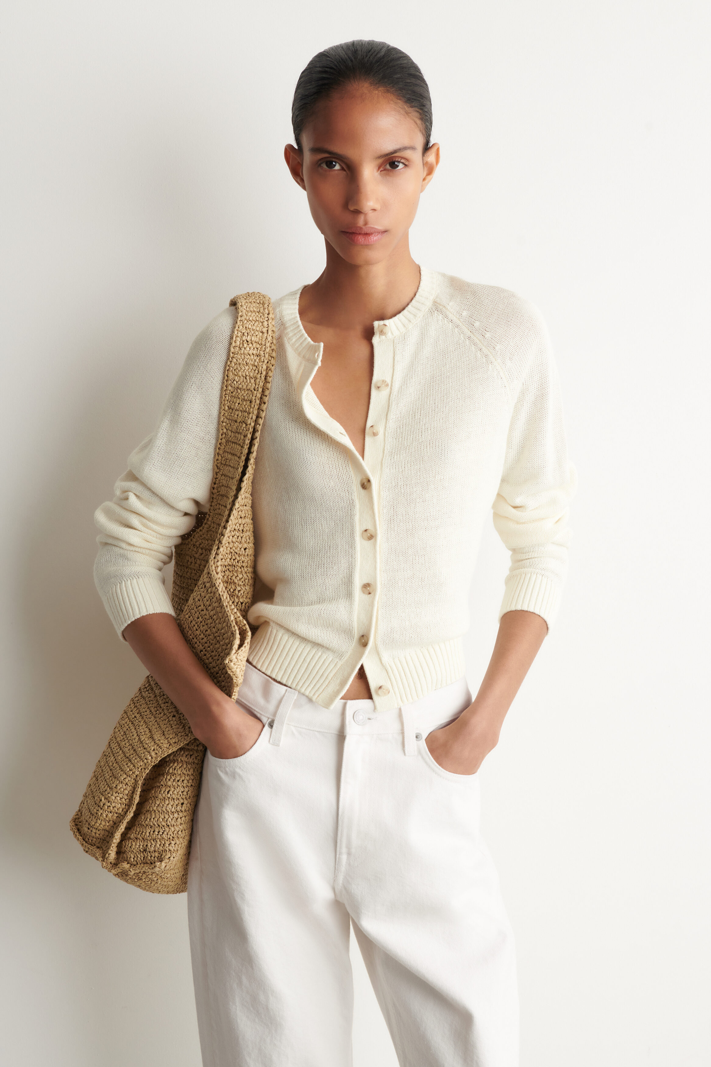Knitted Linen Cardigan