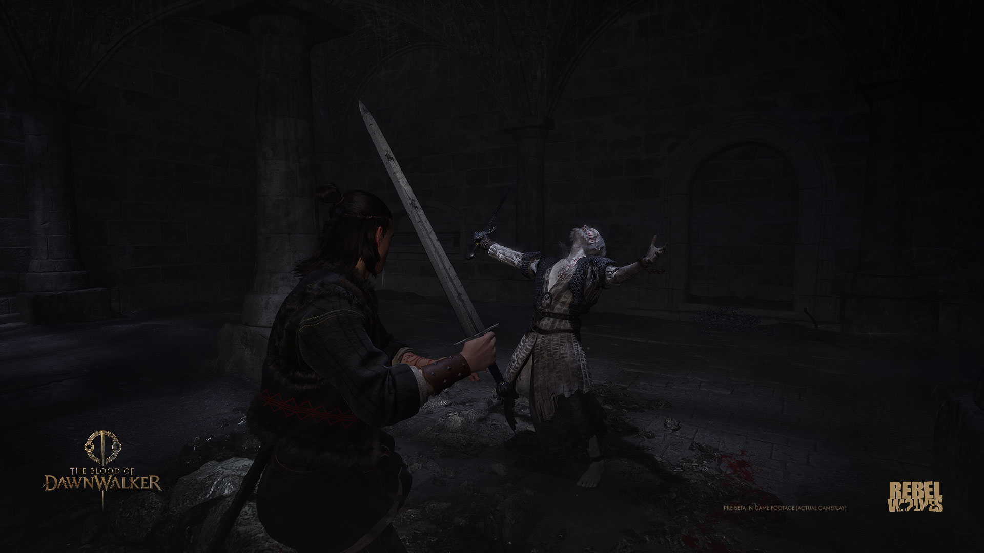 Screenshot from Blood of Dawnwalker showing Coen in combat