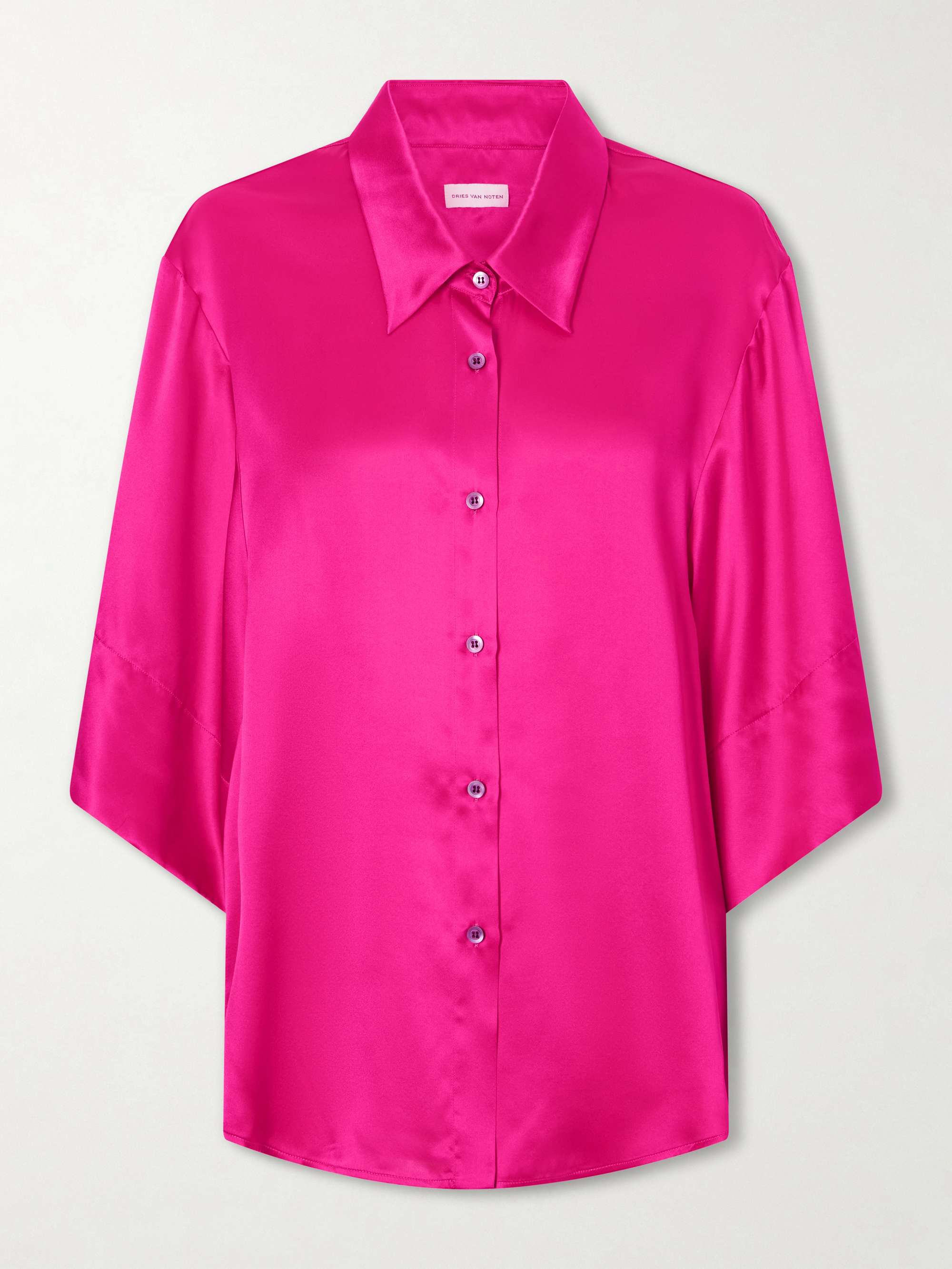 Clea Silk-Satin Blouse