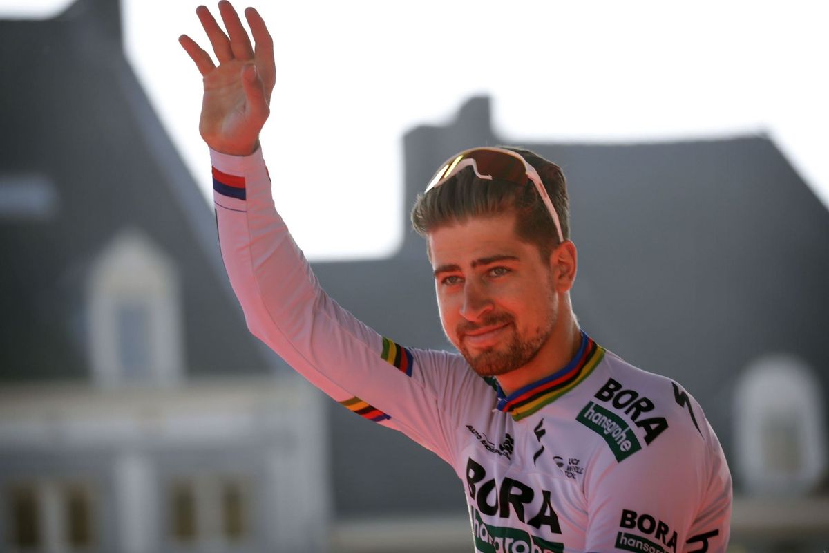 Peter Sagan at the race start