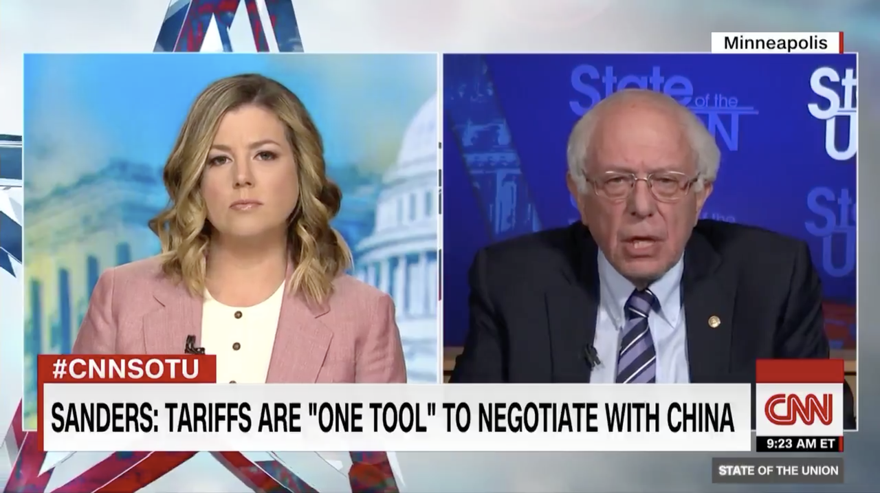 Bernie Sanders and Brianna Keilar.