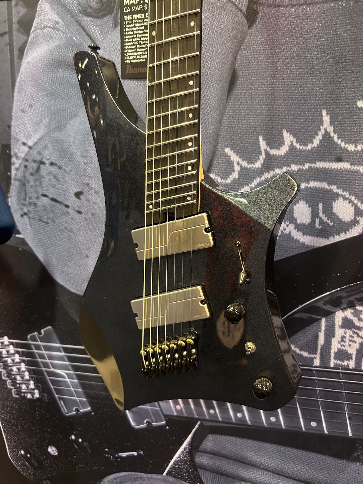 One of Ibanez's new Alpha line guitars