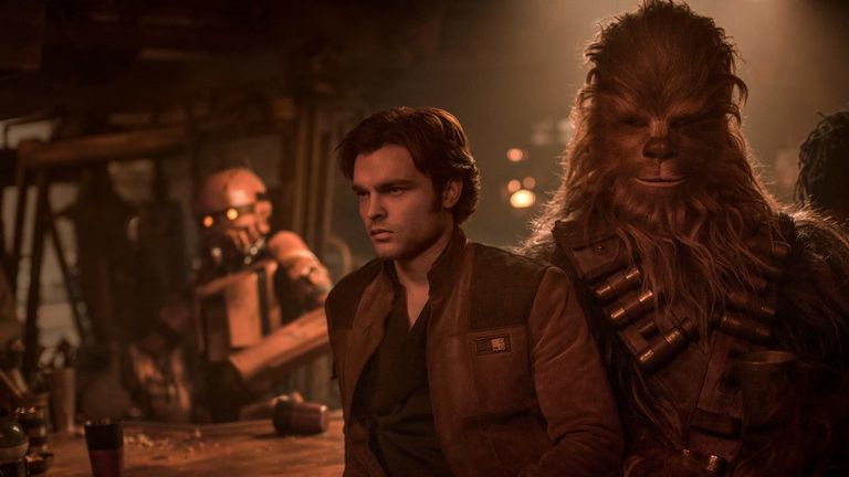 Han Solo and Chewbacca in Solo