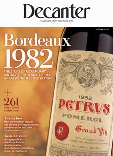 Decanter magazine October 2023