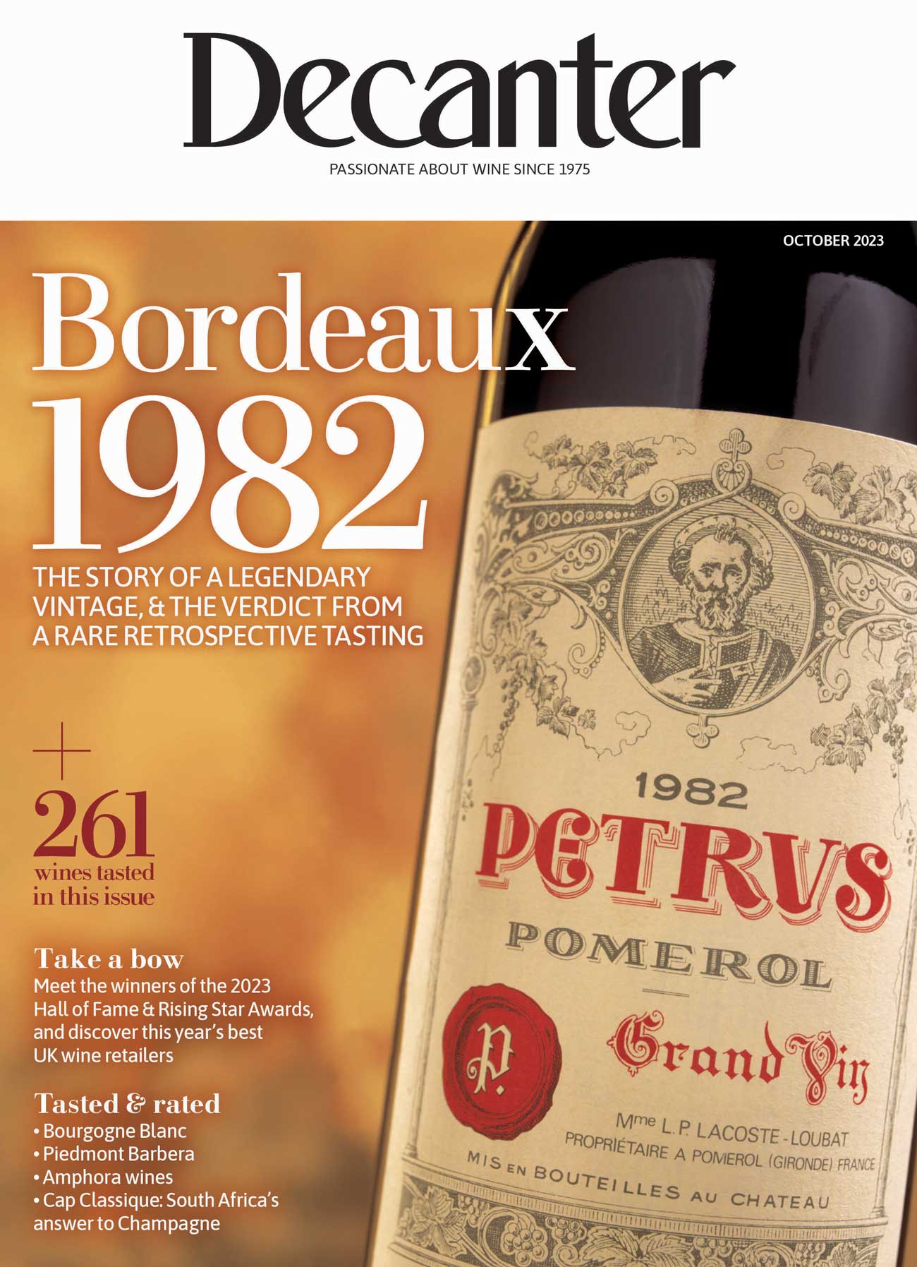 Decanter magazine October 2023