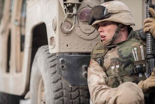 Nicholas Hoult in Sand Castle, one of the best Netflix war movies