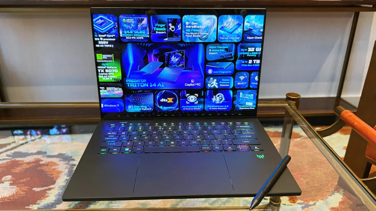 Acer's Predator Triton 14 AI: The coolest gaming laptop at Computex 2025