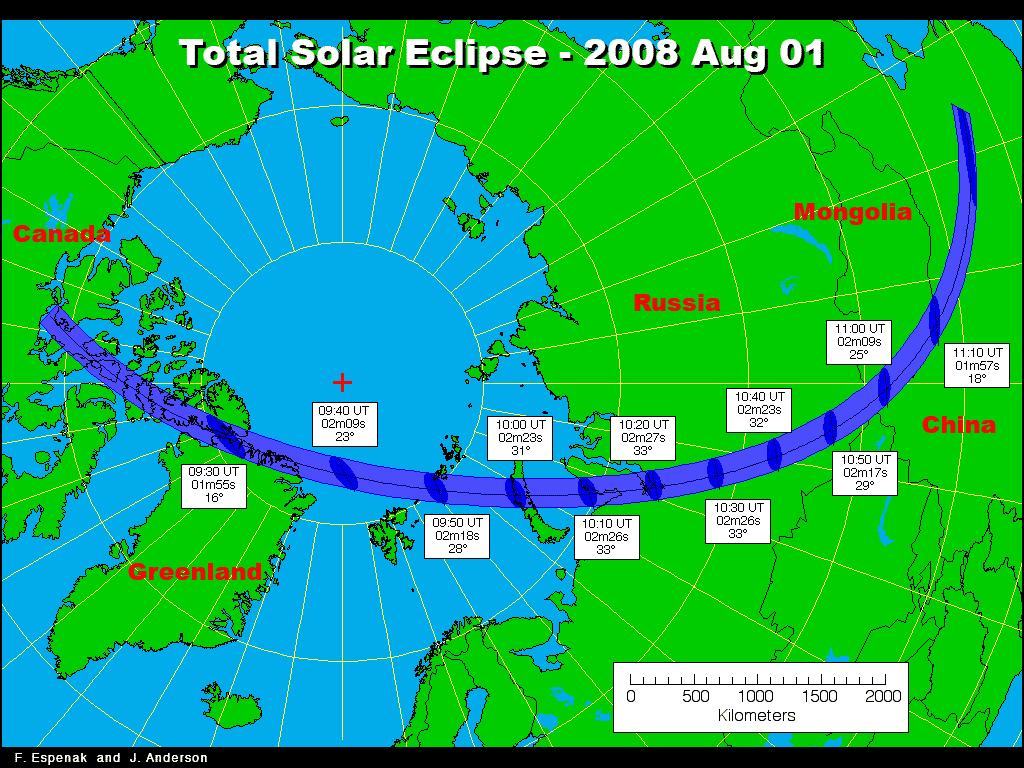 Viewer's Guide: Aug. 1 Solar Eclipse