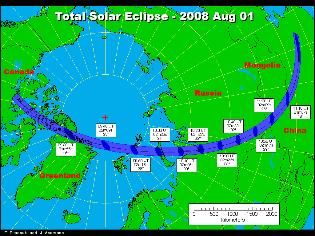 Viewer&#039;s Guide: Aug. 1 Solar Eclipse