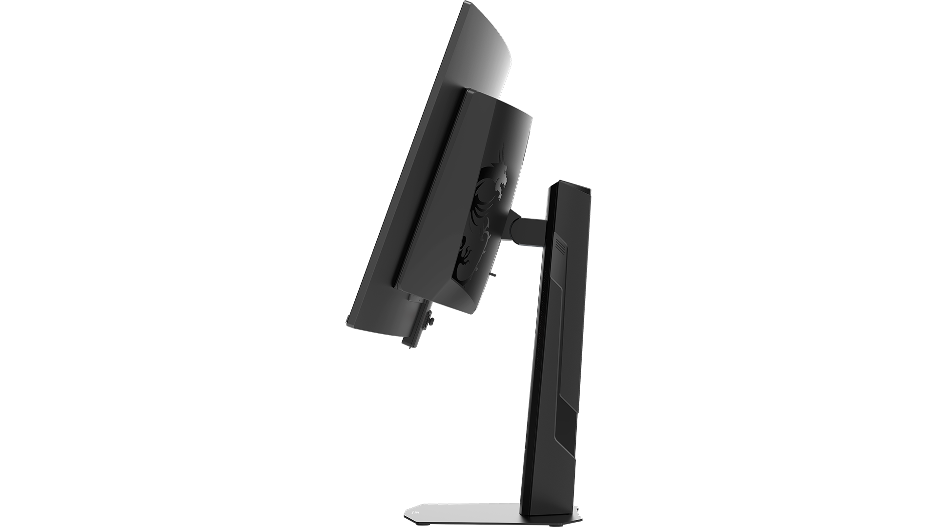 the side view of a MSI gaming monitor