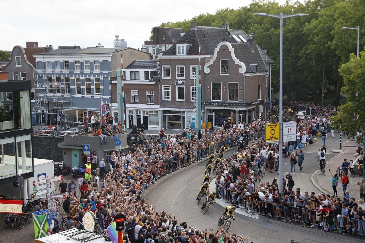 Vuelta Espana 2022 - 77th edition - 1st stage - Utrecht - Utrecht 23,3 km 19/08/2022 - Team Jumbo - Visma - photo Luis Angel Gomez/SprintCyclingAgency&Acirc;&copy;2022