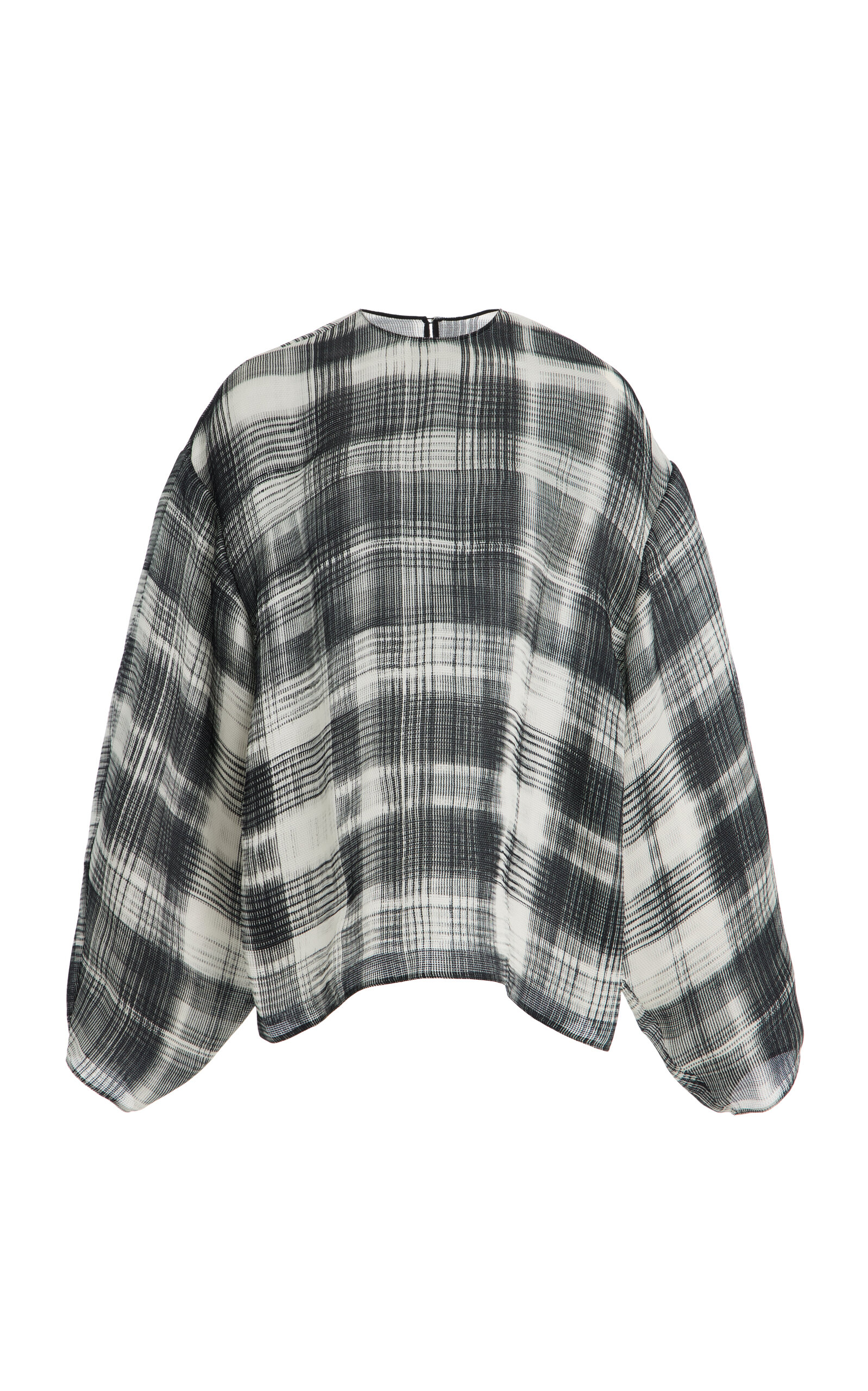 The Briggs Printed Silk Blouse