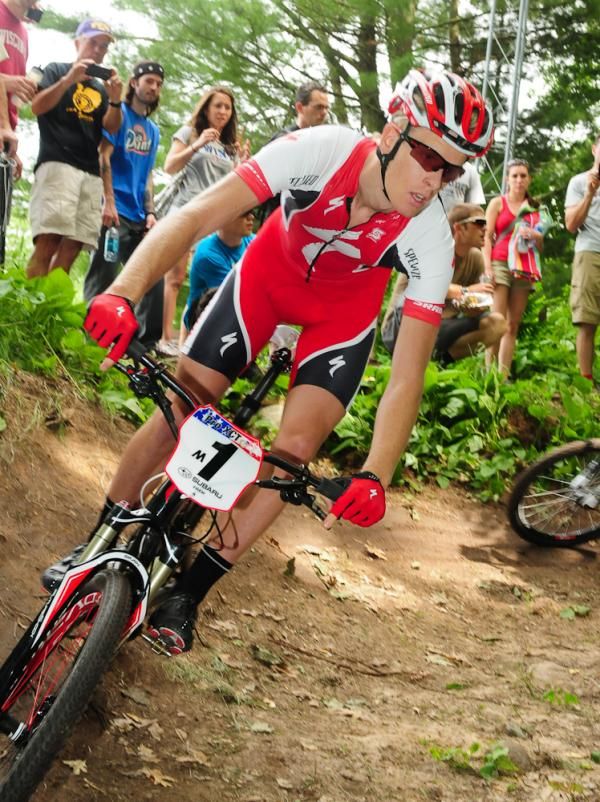 Max Plaxton (Specialized) struggled for a couple laps but then found his groove