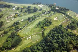 Sentosa Golf Club from above