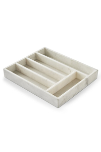 10. Marble Silverware Tray: View at Williams Sonoma