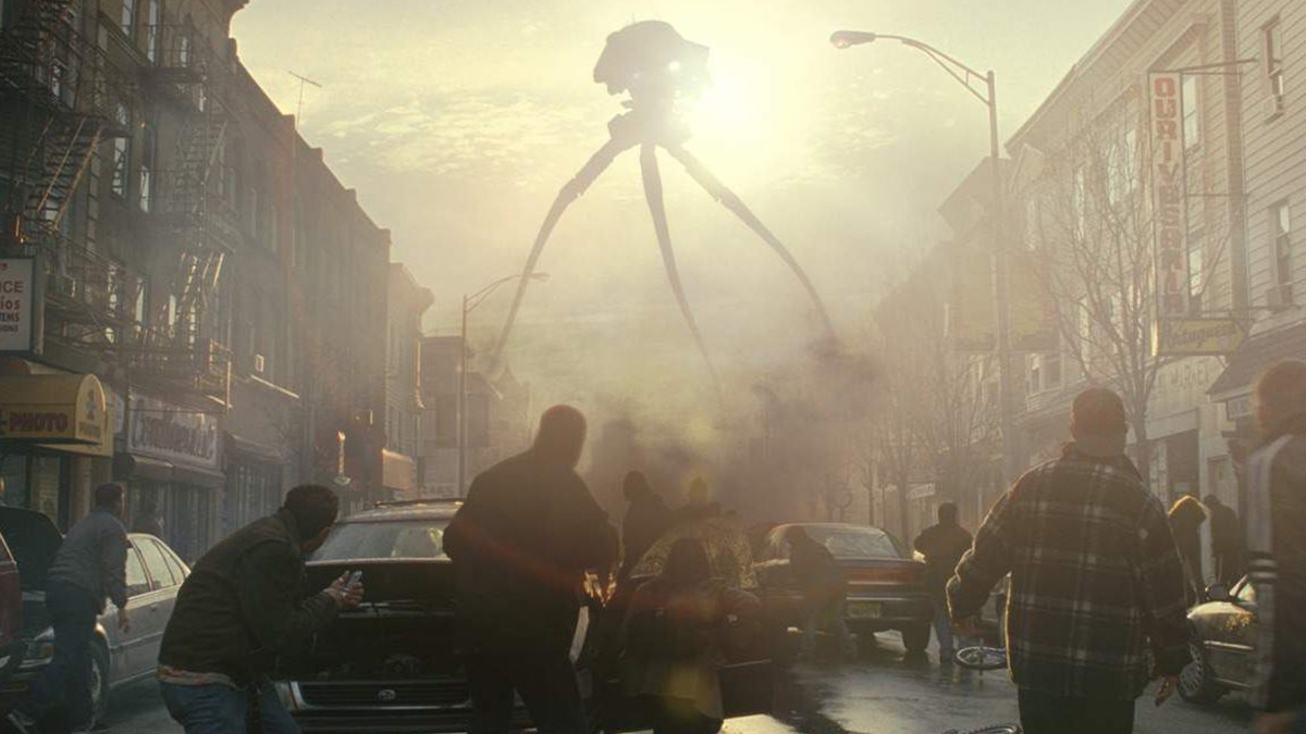 A tripod from the 2005 War of the Worlds movie