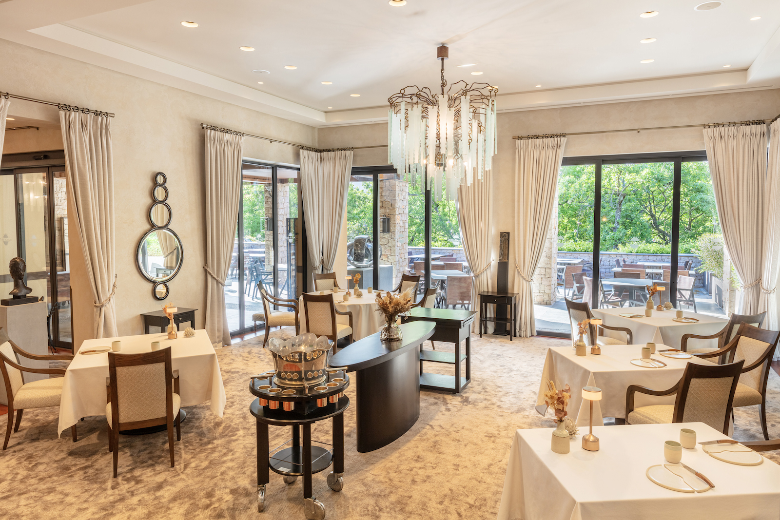 Le Faventia restaurant at Terre Blanche in France
