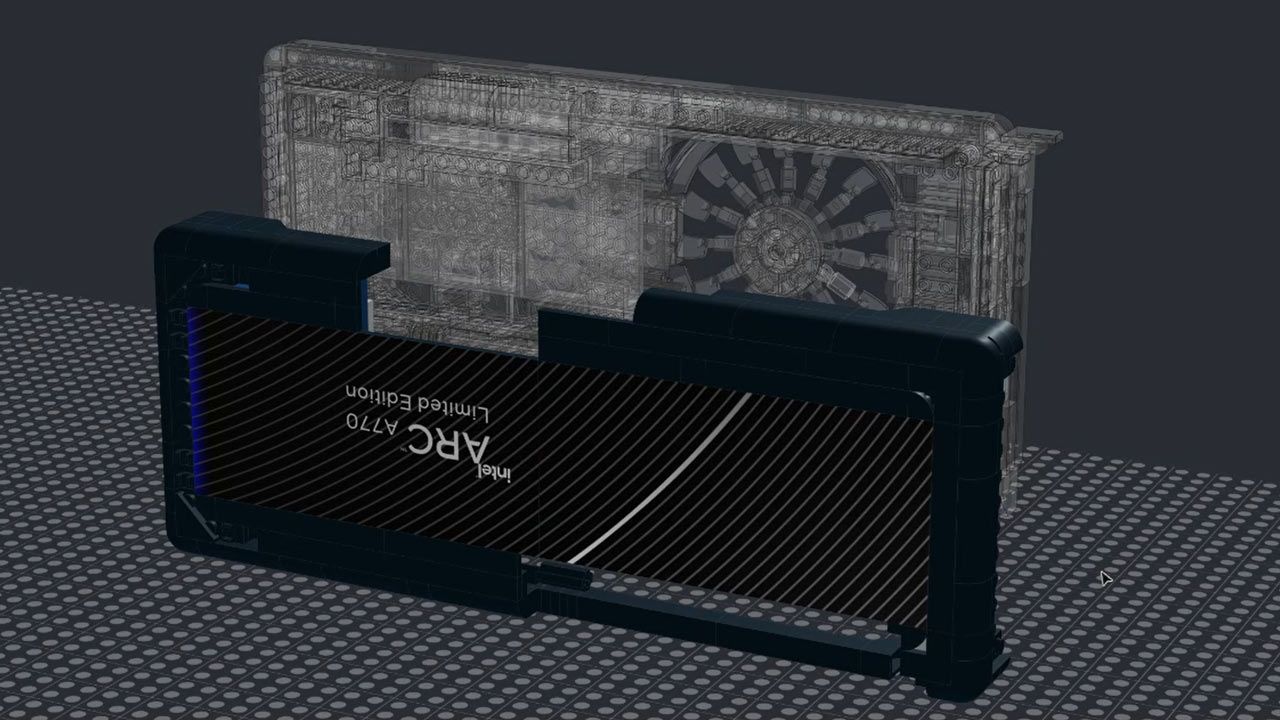 Intel Arc A750 LEGO edition