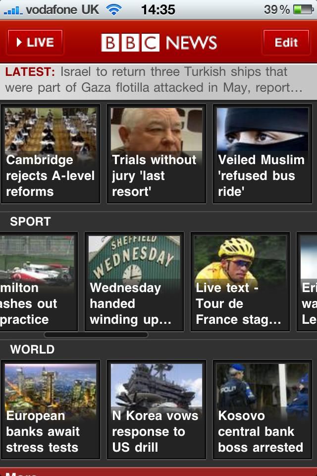 Hands On: BBC News App Review | TechRadar