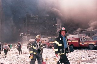 firefighters at the wTC