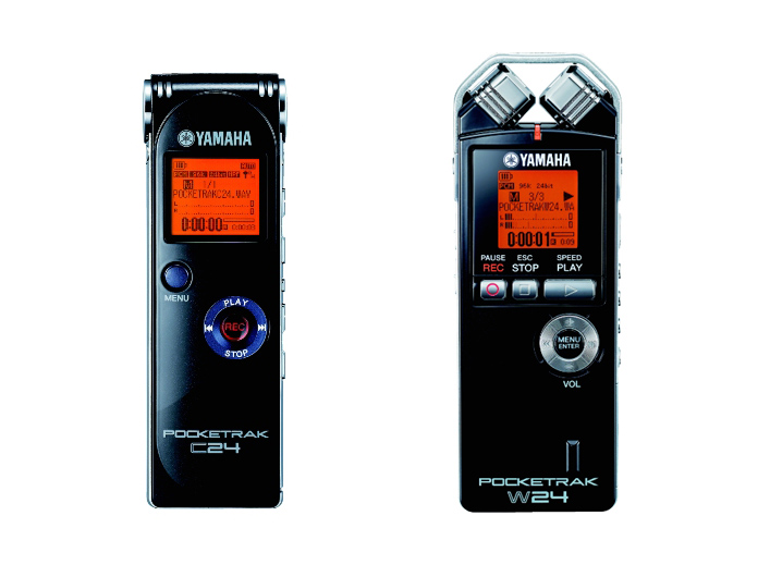 Yamaha&#039;s C24 (left) and W24.