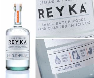 Beautifully crafted vodka branding just screams "purity"