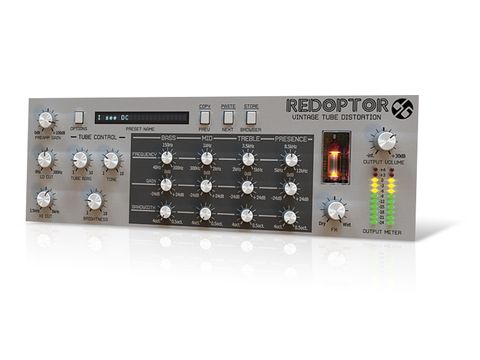 Redoptor is designed to look and sound like a piece of vintage hardware.