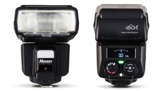 Nissin i60A flasgun - front and rear views