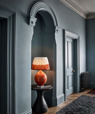 Pooky Kilda table lamp in orange ceramic