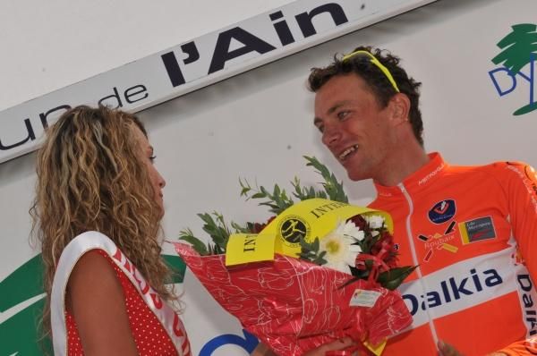 Beno&icirc;t Daeninck (Roubaix Lille Metropole) on the podium