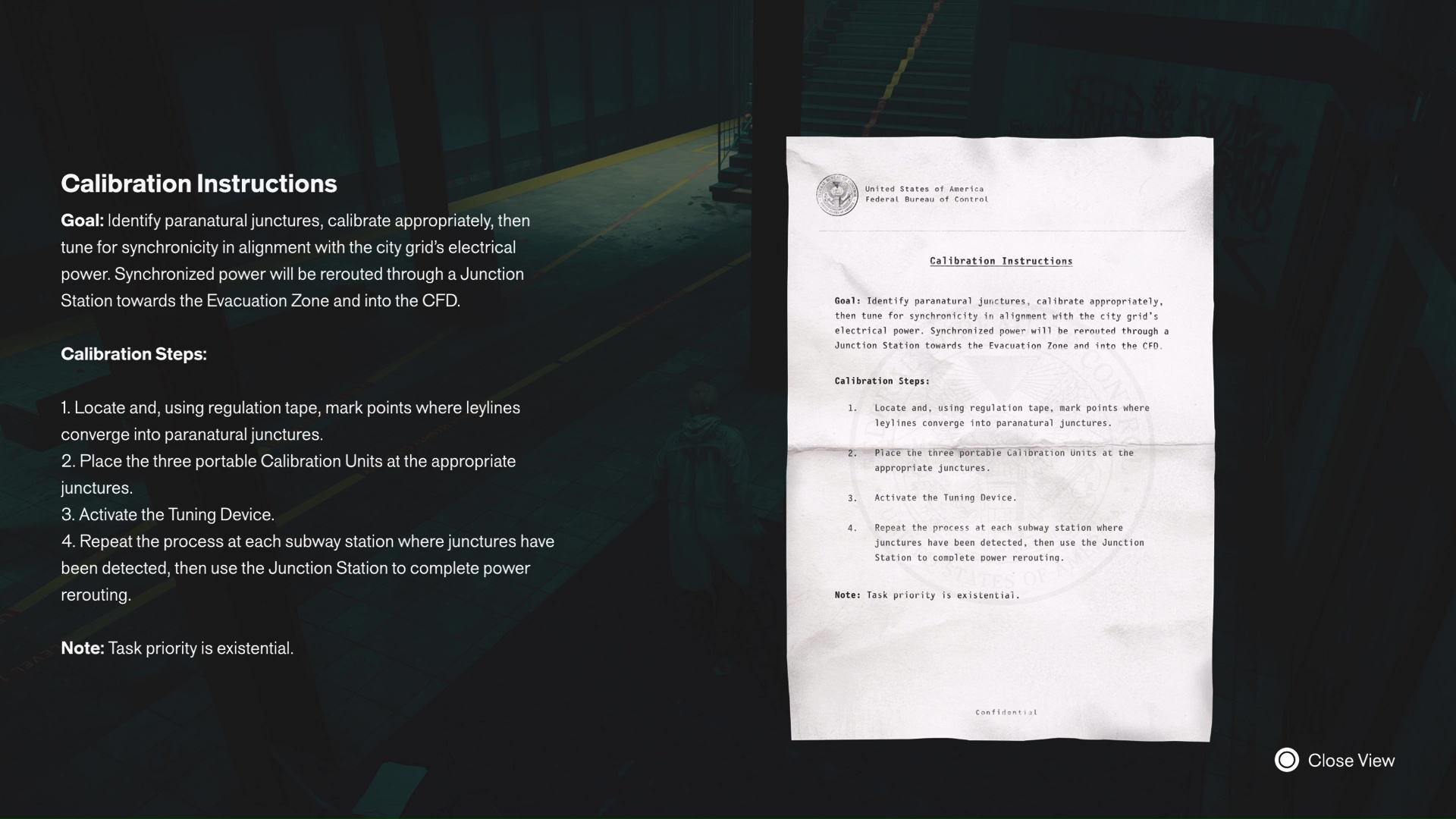 Calibration Instructions for Power Lines in Control Resonant