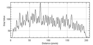 This brightness plot of Tiangong-1 flying overhead was made from a video captured on Jan. 27, 2016.